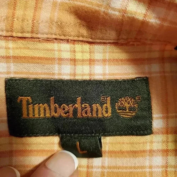 Timberland Men's Short Sleeve Button Up Shirt - Picture 3 of 7